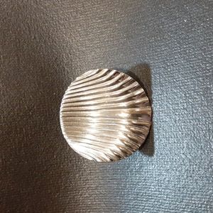 Vintage Silver Hinged Scarf  Clip